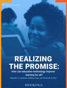 Concretizar a promessa: como a tecnologia educacional pode melhorar a aprendizagem para todos?
